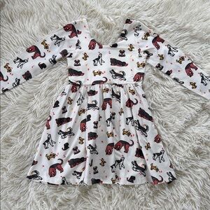 Monica + Andy Dog Print Dress